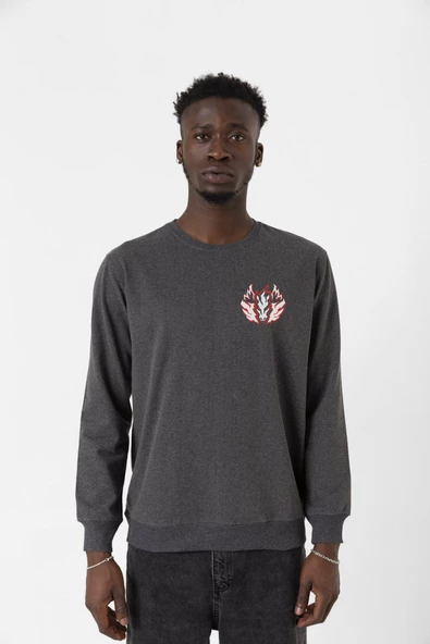 Beyblade Pegasus Minimalist Füme Erkek 2ip Sweatshirt