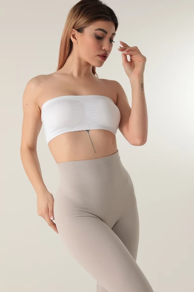 DoReMi Seamless Straplez Askısız Pedli Büstiyer - 4