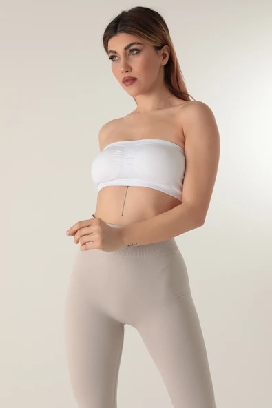 DoReMi Seamless Straplez Askısız Pedli Büstiyer - 3