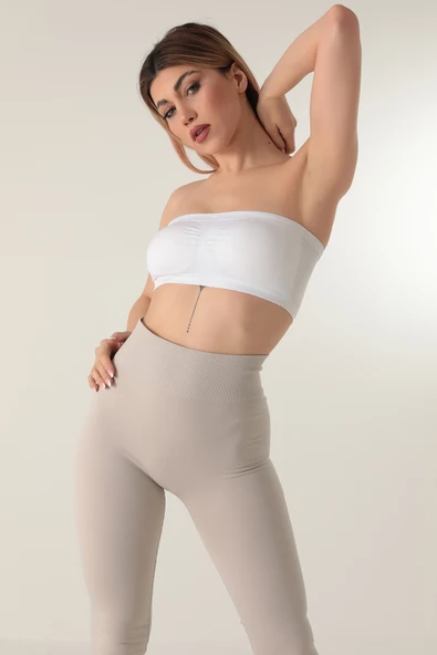 DoReMi Seamless Straplez Askısız Pedli Büstiyer - 6