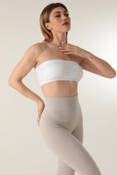 DoReMi Seamless Straplez Askısız Pedli Büstiyer - 5