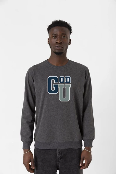 Gen V Godolkin University Abbreviation Füme Erkek 2ip Sweatshirt