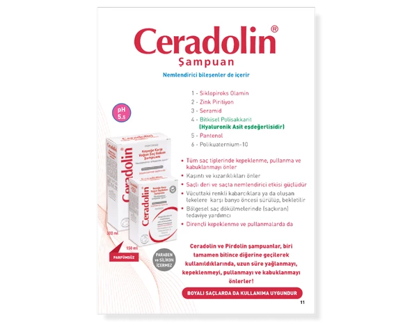 Dermadolin Ceradolin Kepeğe Karşı Etkili Yoğun Saç Bakım Şampuanı 300 Ml - 2