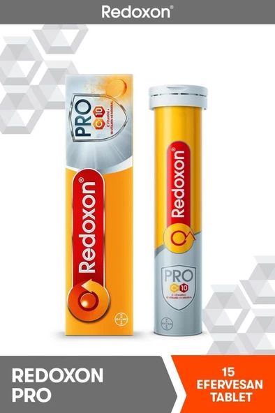 Redoxon Pro 15 Efervesan Tablet I 1000 C Vitamini, D Vitamini, Selenyum Ve Çinkoya Ek 7 Vitamin