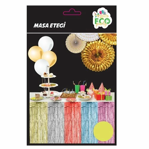 Masa Eteği Metalize 65*200cm Altın