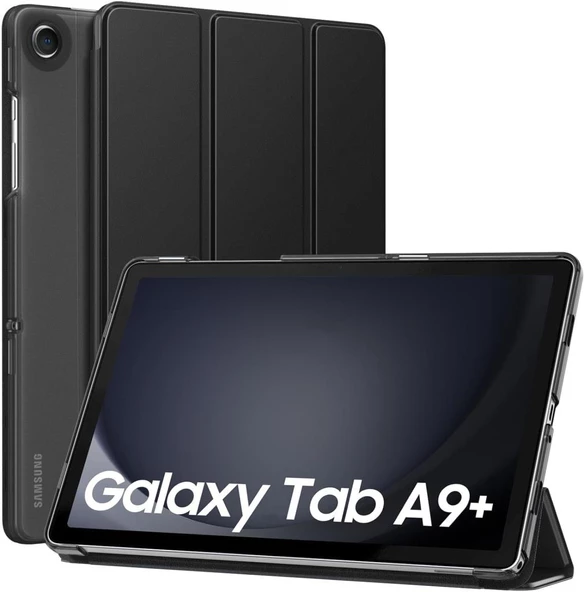 Samsung Galaxy Tab A9 Plus X210 X213 X215 X217 Kılıf PU Deri Smart Standlı Case