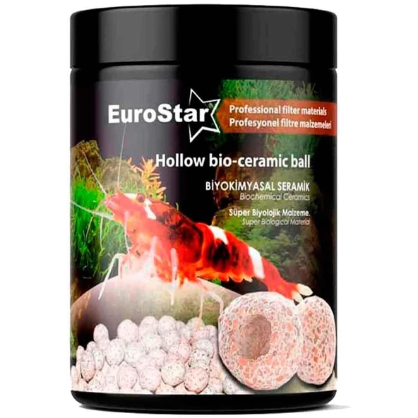 Eurostar Hollow Bio Balls Biyolojik Dış Filtre Malzemesi 400 Gr
