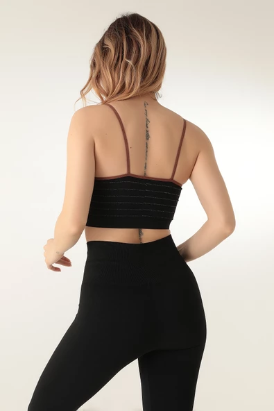 Miorre Seamless İnce Askılı Simli Büstiyer - 8