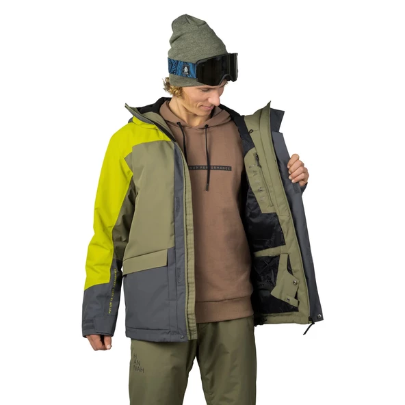Hannah Garow FD Erkek Kayak, Snowboard Montu Burntolive / Citronelle - 8