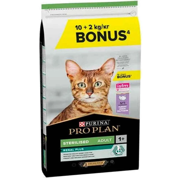 Proplan Sterilised Hindili Kedi Maması 10+2 Kg ürün görseli