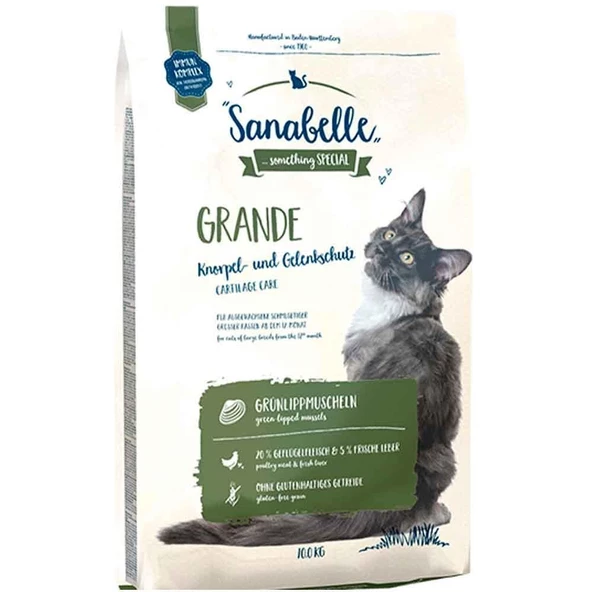 Sanabelle Grande Tahılsız Kümes Hayvanlı Kedi Maması 10 Kg