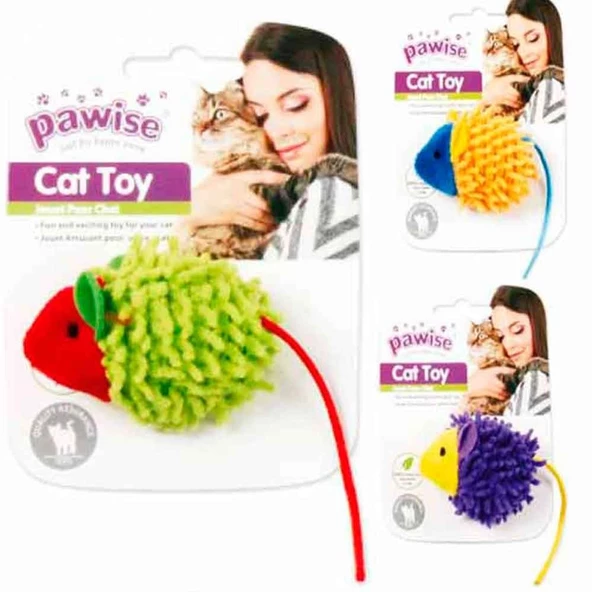 Pawise Kedi Oyuncağı Peluş Fare