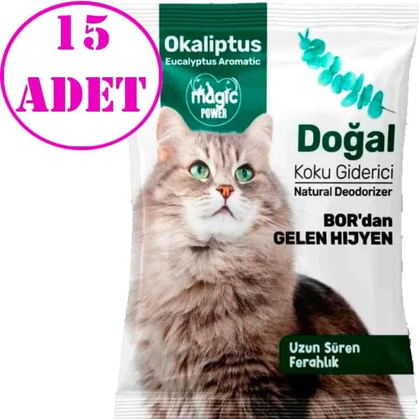 Magic Power Kedi Kumu Koku Giderici Okaliptus 25 Gr 15 AD
