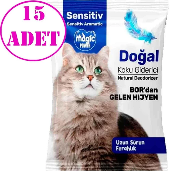 Magic Power Kedi Kumu Koku Giderici Sensitiv 25 Gr 15 AD
