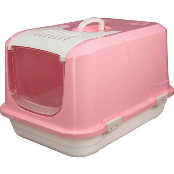Amazon Kapalı Kedi Tuvaleti Pembe M ürün görseli