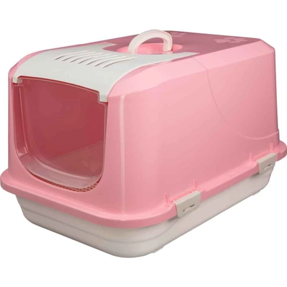 Amazon Kapalı Kedi Tuvaleti Pembe L ürün görseli