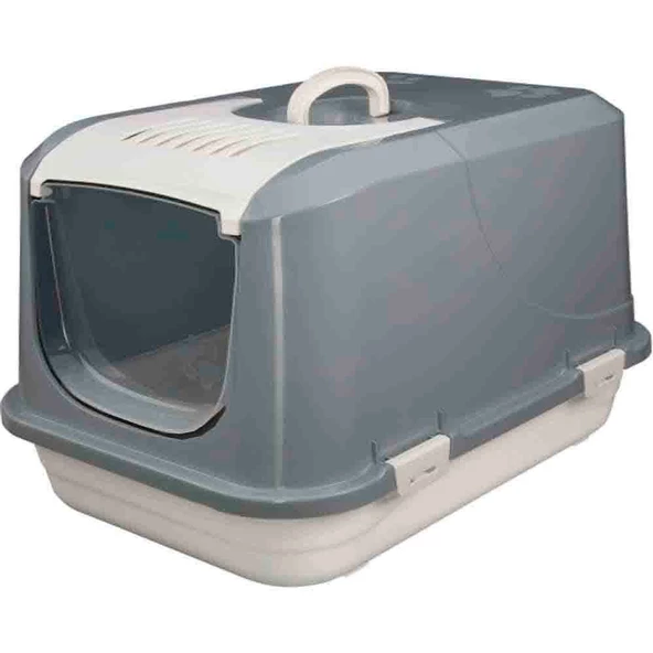 Amazon Kapalı Kedi Tuvaleti Gri S ürün görseli