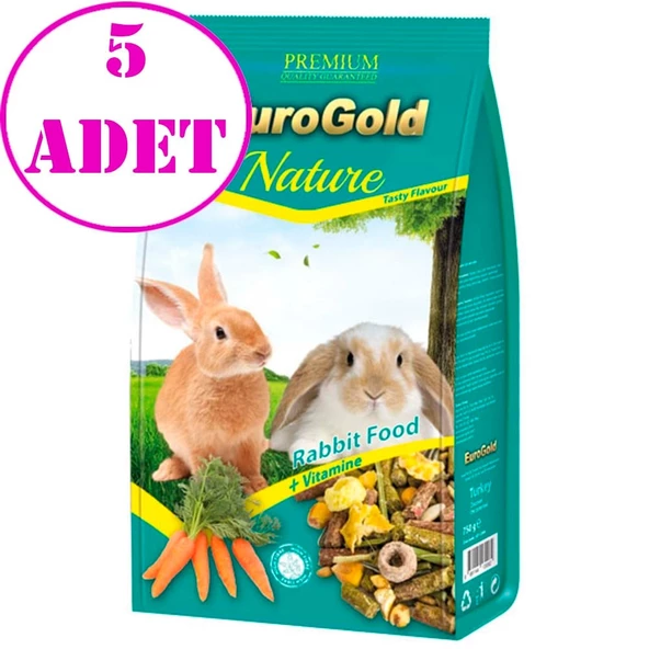 EuroGold Tavşan Yemi 750 Gr 5 AD ürün görseli