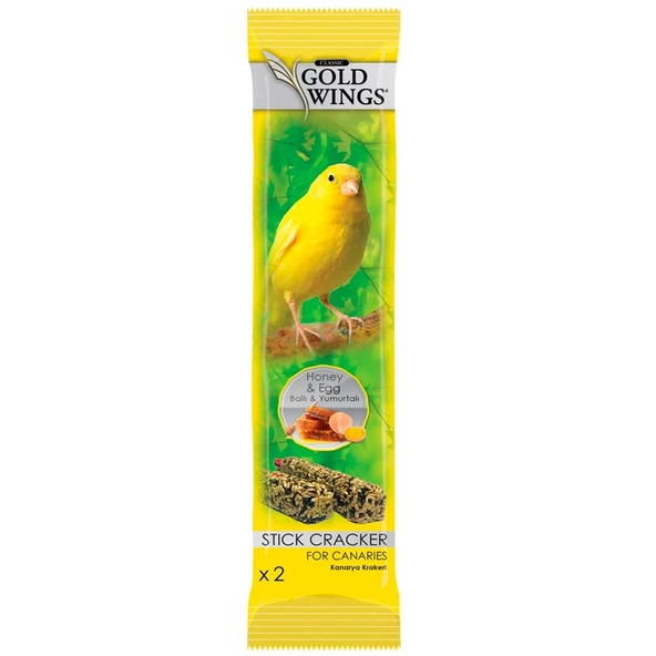 Gold Wings Classic Kanarya Krakeri Ballı ve Yumurtalı 2'li Paket