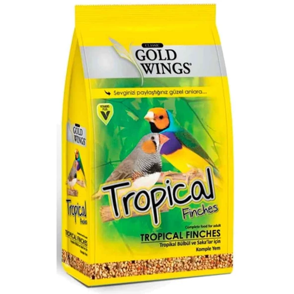 Gold Wings Classic Tropical Finch Kuş Yemi 400 Gr