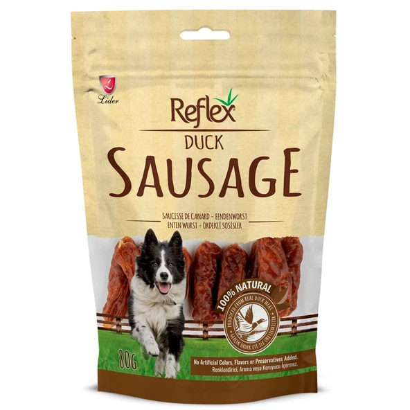Reflex Dog Ördekli Sosisler Köpek Ödülü 80 Gr