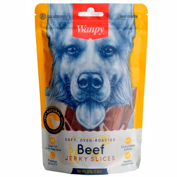 Wanpy Oven Roasted Gerçek Biftekli Köpek Ödülü 100 Gr