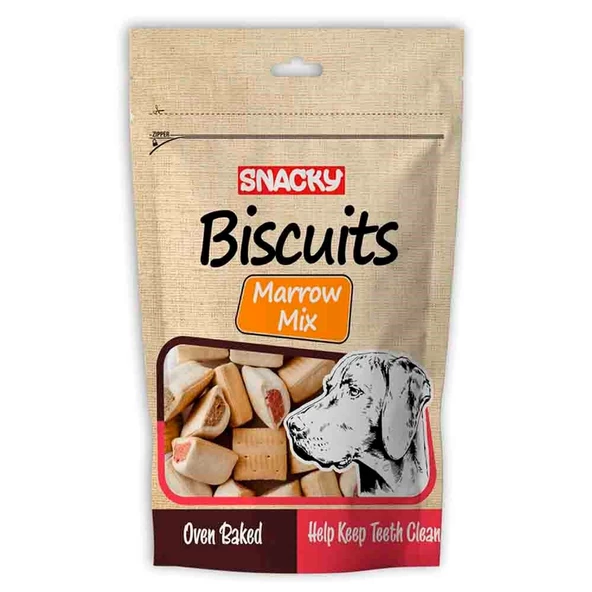 Snacky Marrow Mix Köpek Bisküvisi 200 Gr