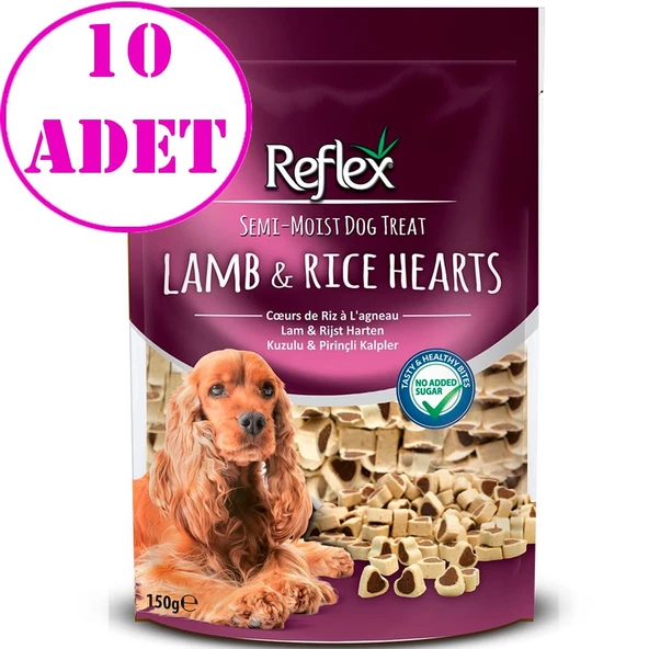 Reflex Kuzulu ve Prinçli Minik Kalpler Yumuşak Köpek Ödülü 150gr 10 AD ürün görseli 1