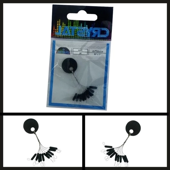 Uyguna-Yakala 10 Adet Crystal Kauçuk Stopper Xl-MAL.252 - 2