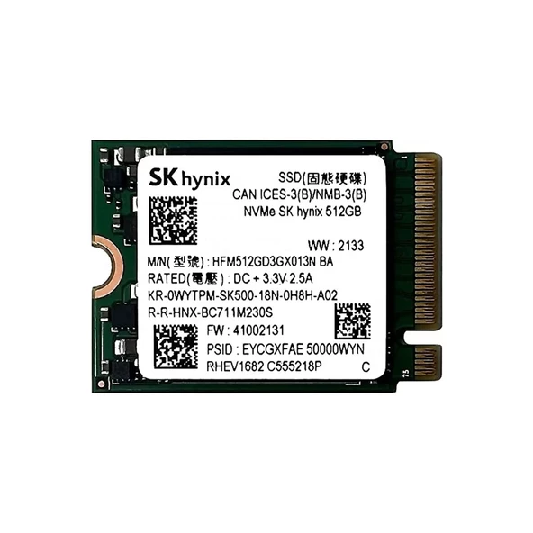 SK Hynix BC901 512GB 2230 M.2 NVMe SSD