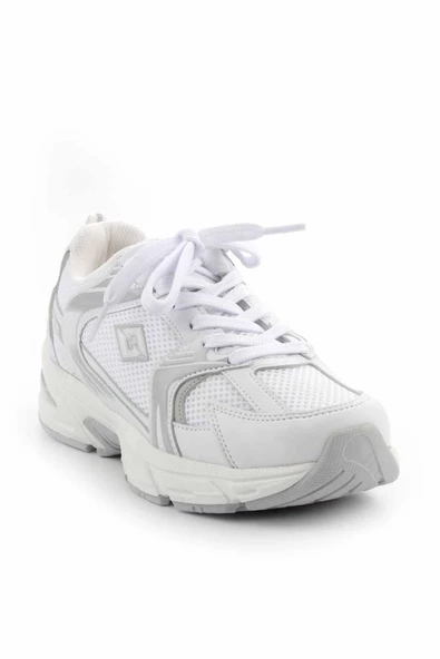Kadın Ortopedik Taban File Detaylı Sneaker SLZ0005 - Resim 3
