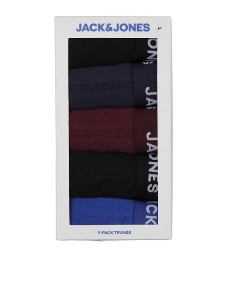 JACK JONES Erkek Pamuklu 5 li Kutulu Boxer Set 12242494 - 2