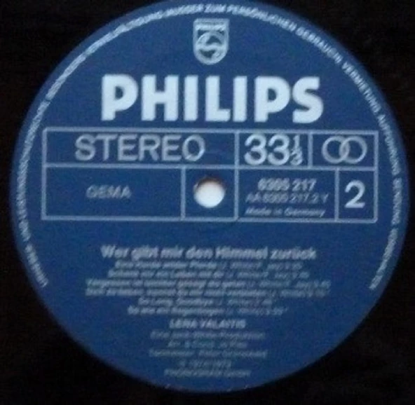 Lena Valaitis – Wer Gibt Mir Den Himmel Zurück pop tarz Vinly plak alithestereo - 3