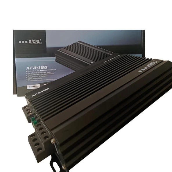 ADS 5000W 4KANAL OTO AMFİ 4X80 RMS - 4