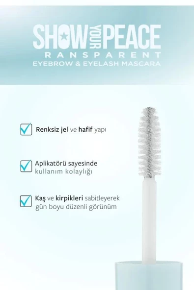Show Your Transparan Kaş Ve Kirpik Maskarası - 3