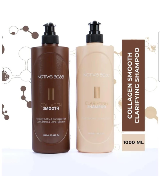 Profesyonel Saç Düzleştirici-Collagen Smooth Set 1000ml