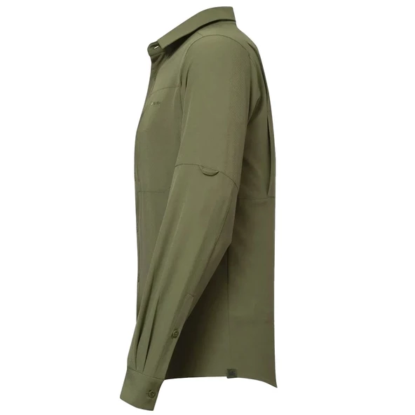Alpinist Tegus Uzun Kollu Erkek Gömlek Haki (600701) - 5