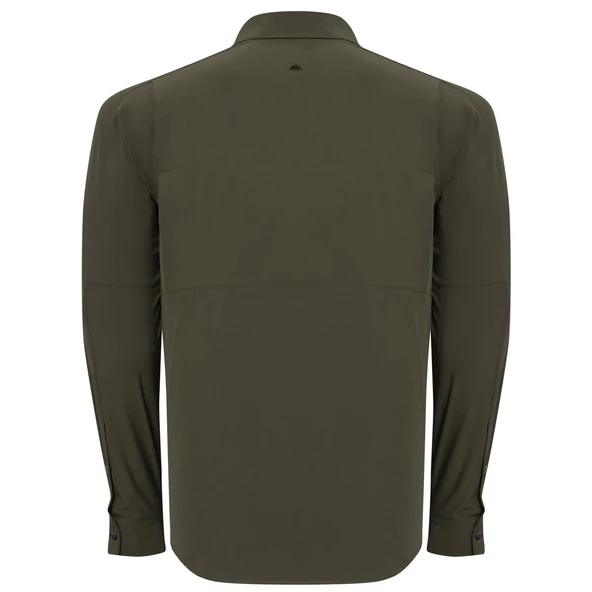 Alpinist Natriks Uzun Kollu Erkek Gömlek Haki (600702) - Resim 4