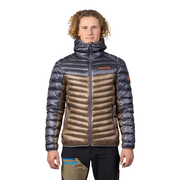 Hannah Arden Erkek Kaz Tüyü Mont Asphalt / Khaki - 4
