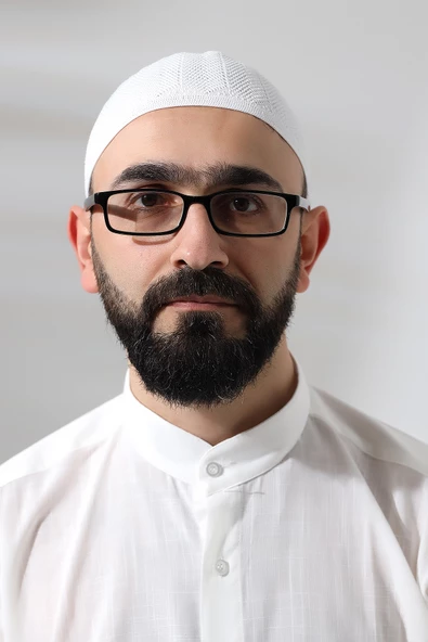 Beyaz Safir Dantel Detaylı Örme Namaz Takkesi - Resim 6