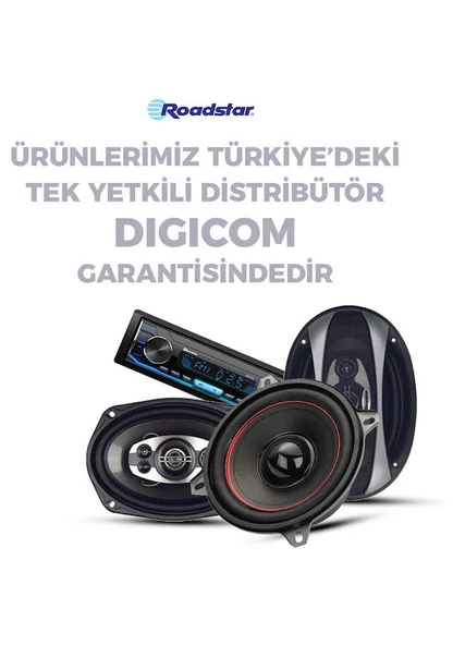 Roadstar Rda-8240 4000 Watt 4 Kanallı Amplifikatör 4*80W RMS - 3