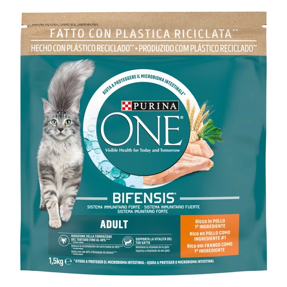 Purina One Tavuklu Yetişkin Kuru Kedi Maması 1,5 kg ürün görseli