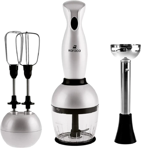 KRC8683650193210 Karaca Pro-Mıdı Plus 3’Lu Blender Set Pearl Whıte