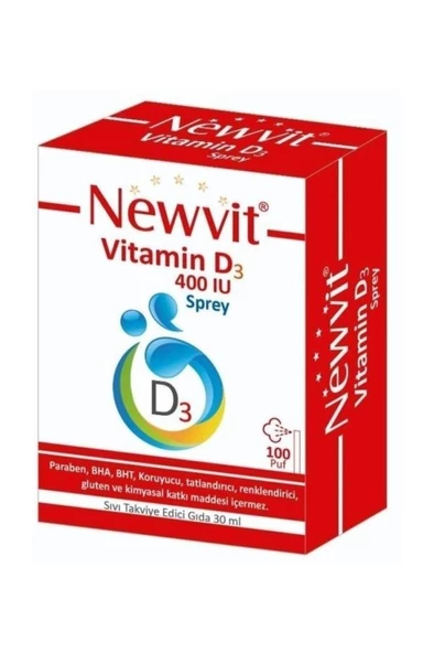 Newvit Vitamin D3 400 Iu Sprey 30 ml - 2