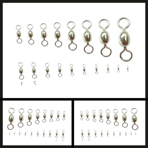 Uyguna-Yakala 10 Adet Ty-10001 Çelik Bilyeli Fırdöndü No:10-DÖN.126 - Resim 2