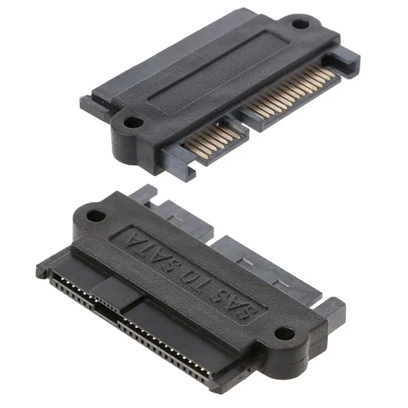 Sas to sata çevirici SFF-8482 SAS SATA 180 derece açılı dönüştürücü