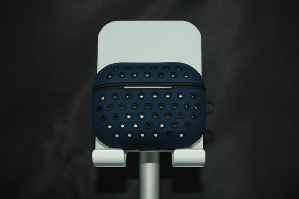 Airpods Pro Uyumlu HoneyComp Kablosuz Kulaklık Kılıfı + Anahtarlık - 7