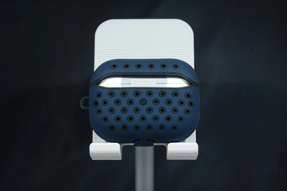 Airpods Pro Uyumlu HoneyComp Kablosuz Kulaklık Kılıfı + Anahtarlık - 8