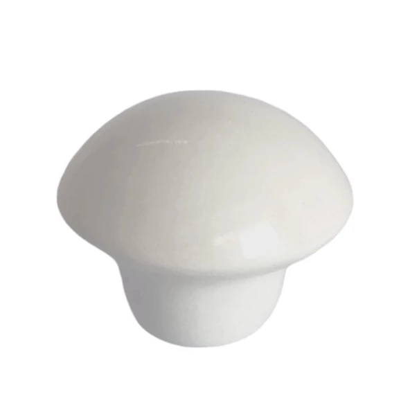 15 Adet Beyaz Mantar Düğme Kulp Mobilya Çekmece Dolap Kapak Kulbu Metal Kulp Aksesuarları Vidalı - 5