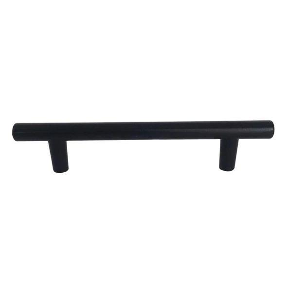 8 Adet Boy Kulp Mat Siyah 96 mm Kulp Mobilya Mutfak Dolabı Çekmece Dolap Kapak Kulpu Kulbu Metal Kulpları - 4